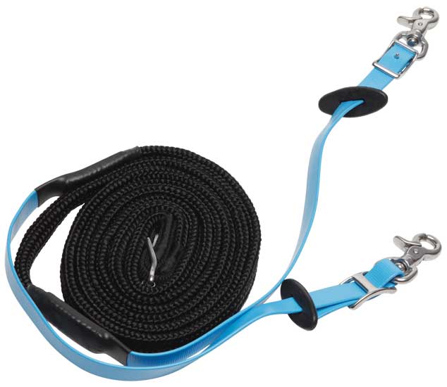 Zilco Woven Grip Endurance Reins Cyan