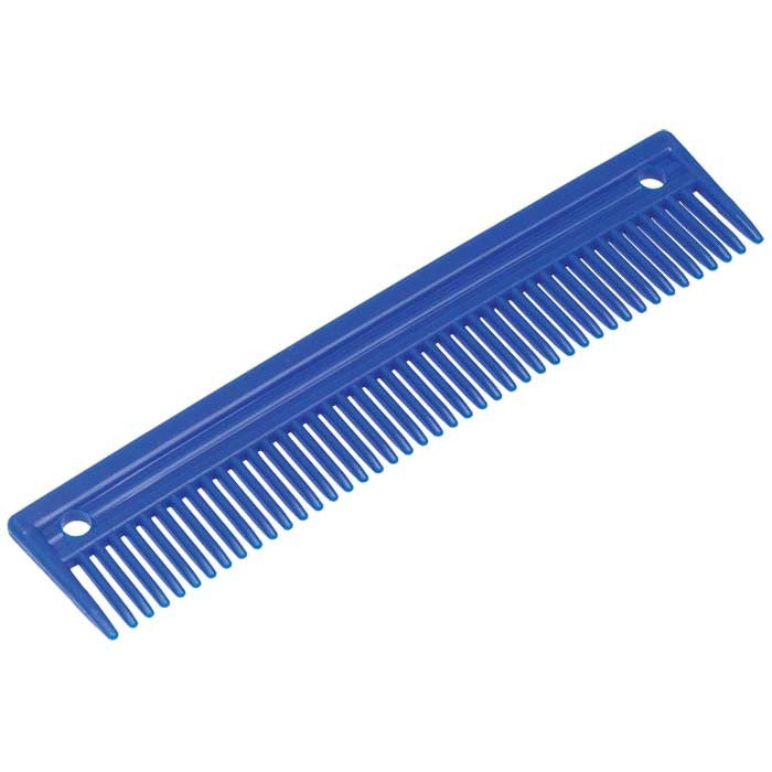 Zilco Plastic Mane Comb Blue Large
