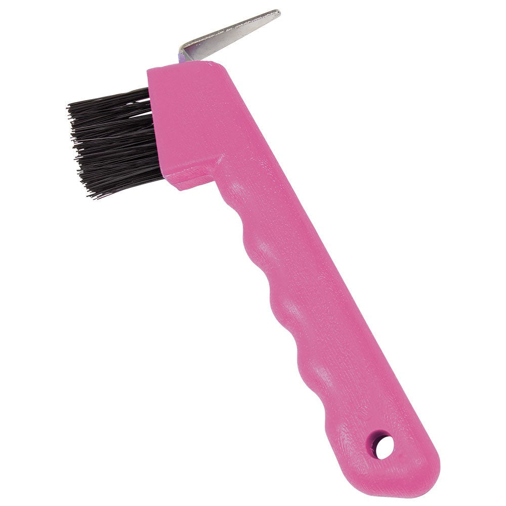 Zilco Deluxe Hoof Pick & Brush Pink