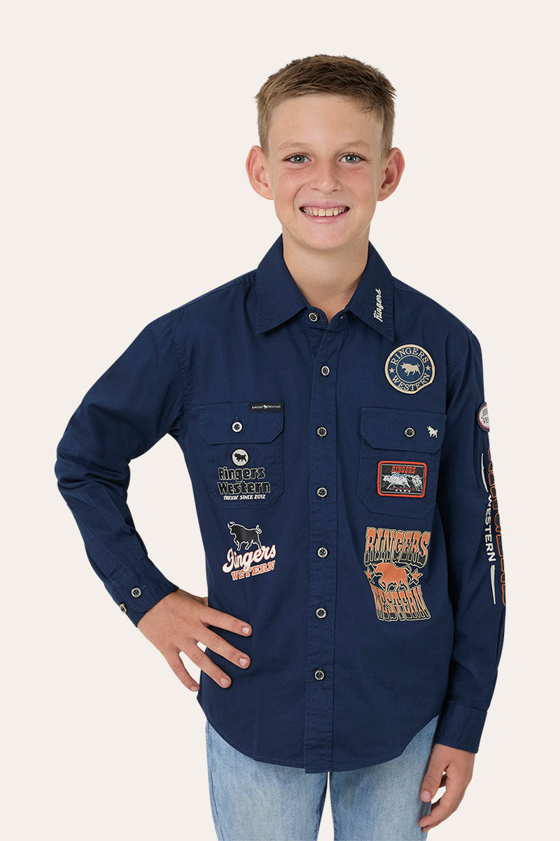 Ringers Western Freehand Kids Full Button Work Shirt