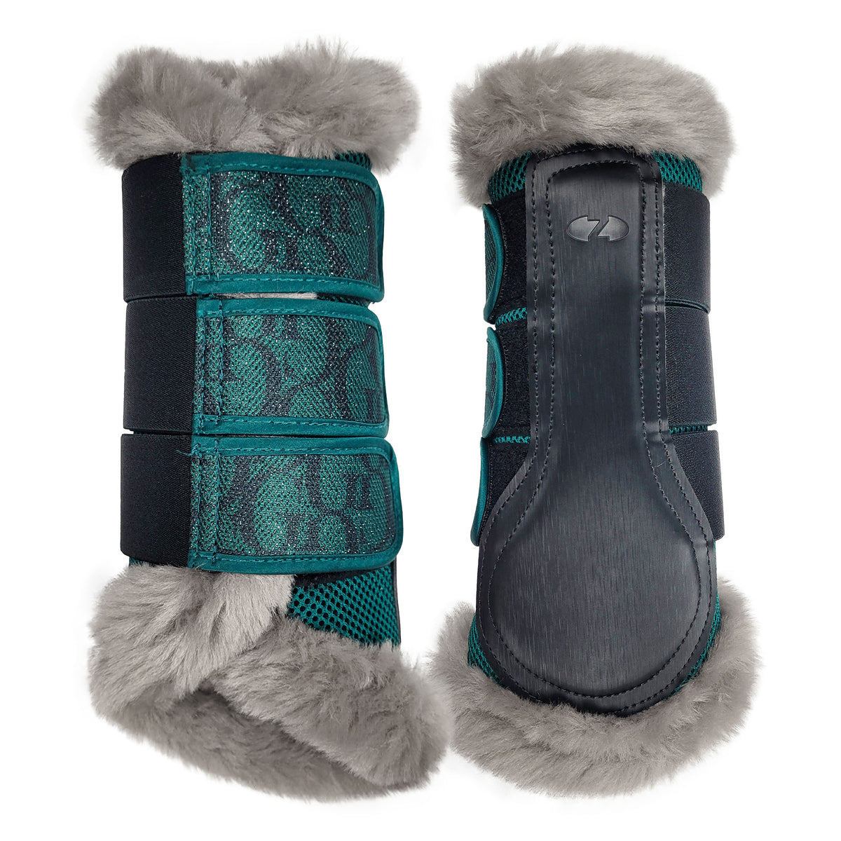 Zilco Glamour Dressage Boots Deep Green