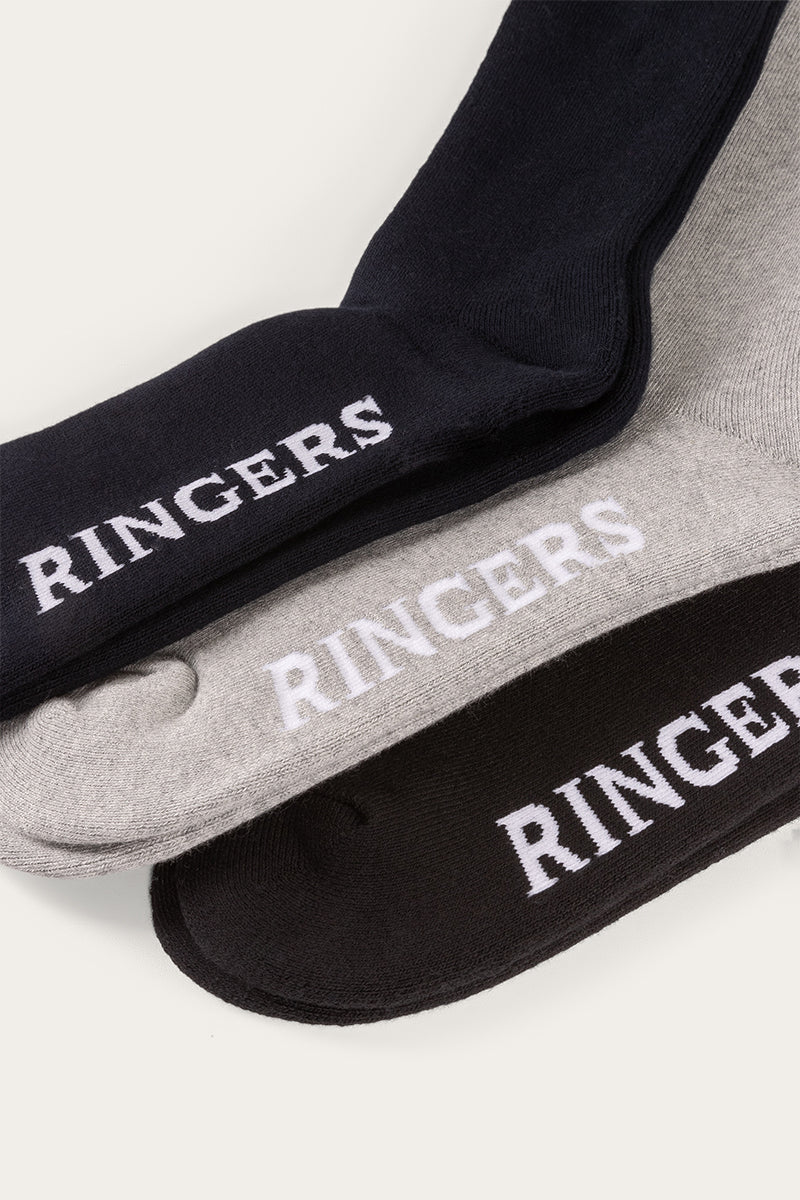 Ringers Western Kenilworth Mens 3 Pack Socks
