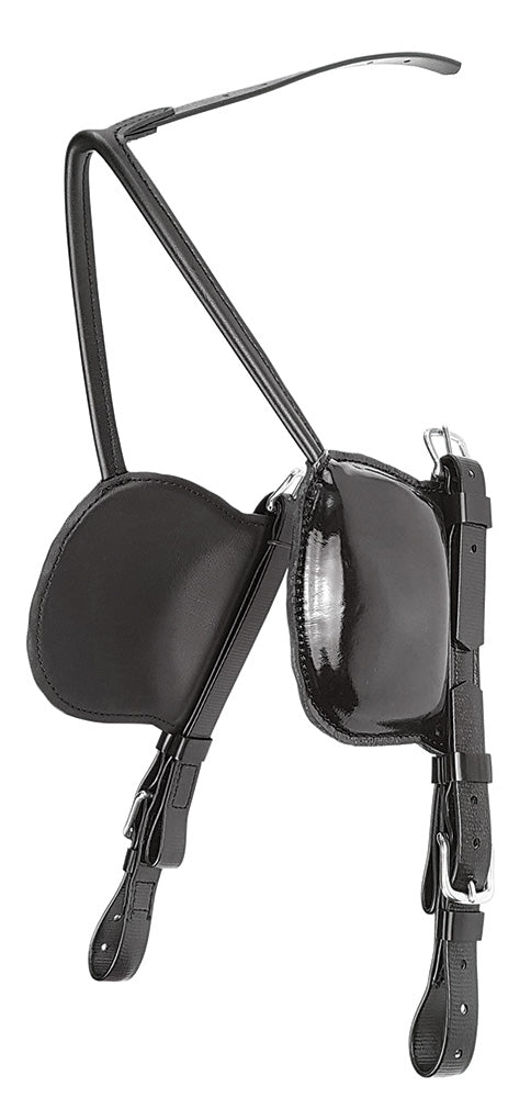 Zilco Fine Patent Blinkers/Cheeks Cob