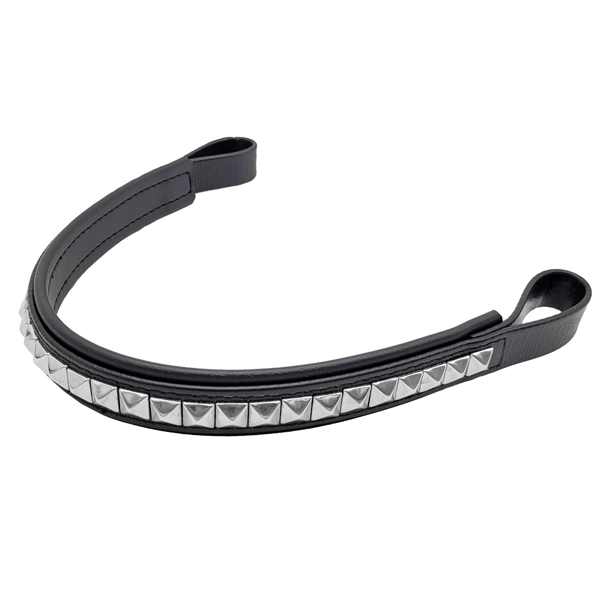 Zilco Silver Stud Browband Shetland