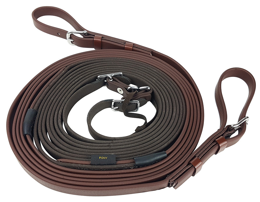 Zilco Z-Grip Single Driving Reins 16mm Full Size