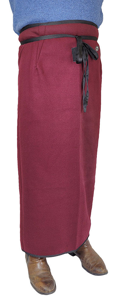 Zilco Polar Fleece Driving Apron Burgundy