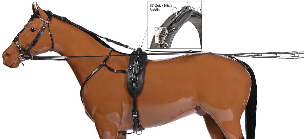 Zilco H307 Wide Quick Hitch Harness Black