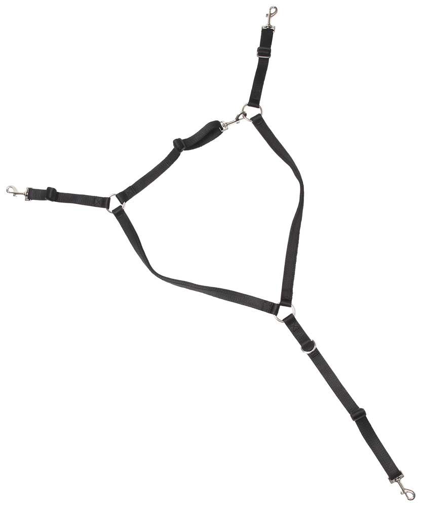 Zilco Webbing Buxton Breastplate Black/Black