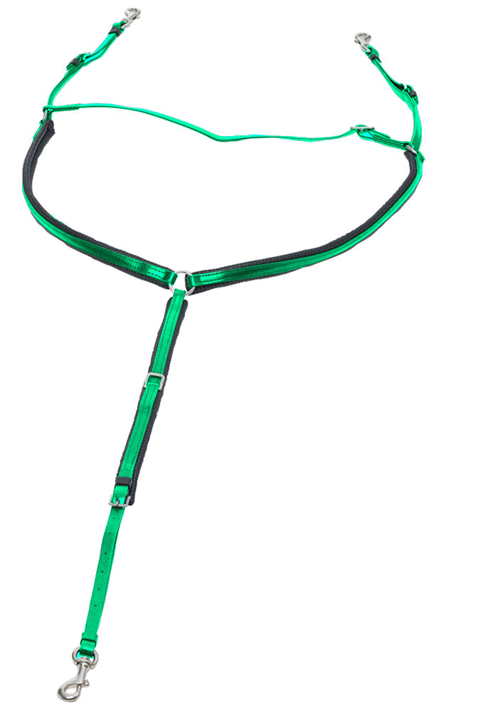 Zilco Buxton Breastplate Black/Green Full Size