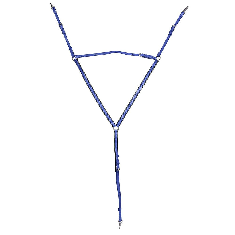 Zilco Buxton Breastplate Black/Blue Cob