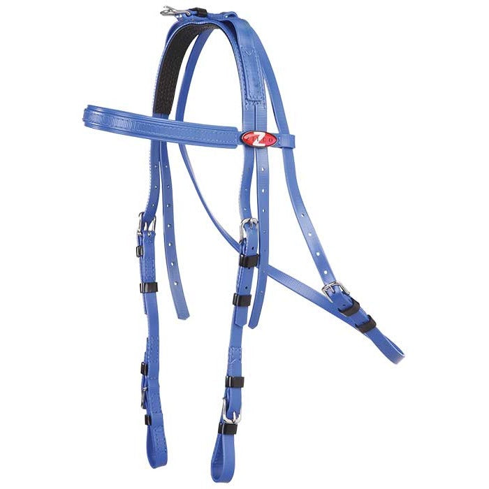 Zilco Extended Throat Harness Bridle Blue