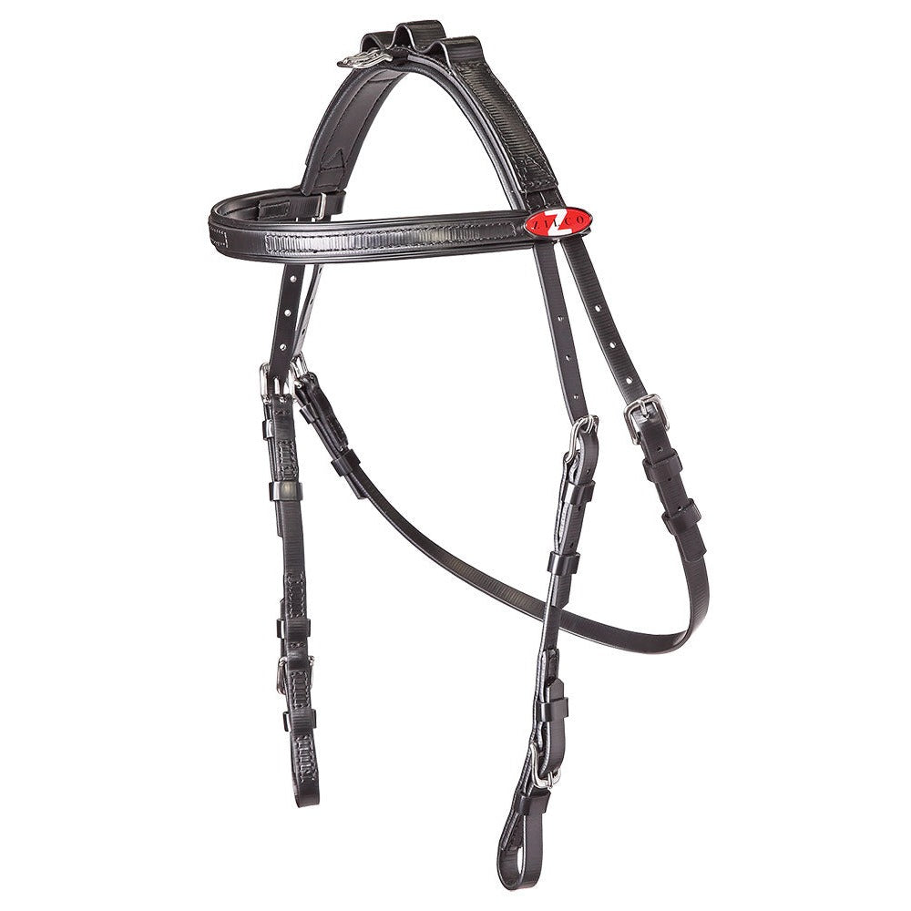 Zilco Open Harness Bridle Black Full Size