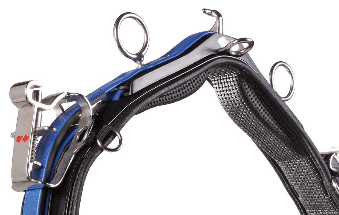 Zilco Pony Trot Quick Hitch Saddle Royal Blue