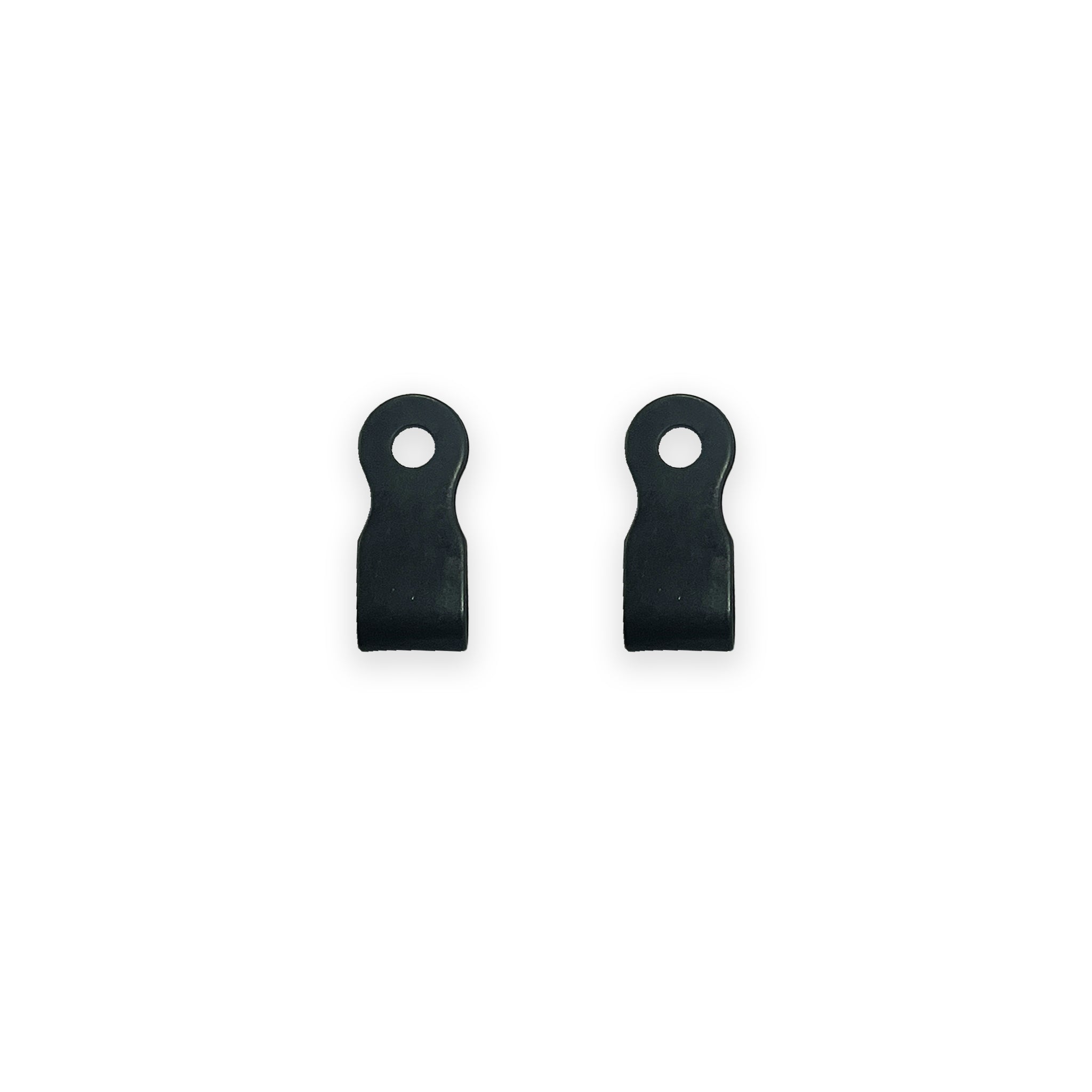 Ezy Ride Spur Flapper/Hanger 13mm wide (Pair) Black Steel