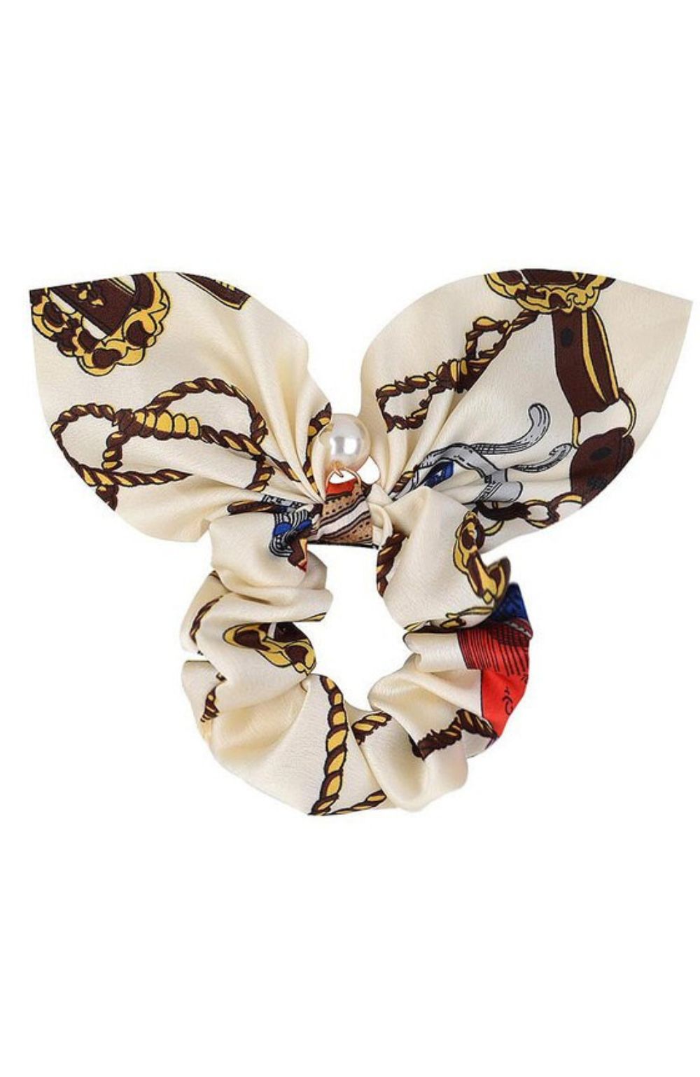 BARE Equestrian Handmade Silk Bunny Scrunchie