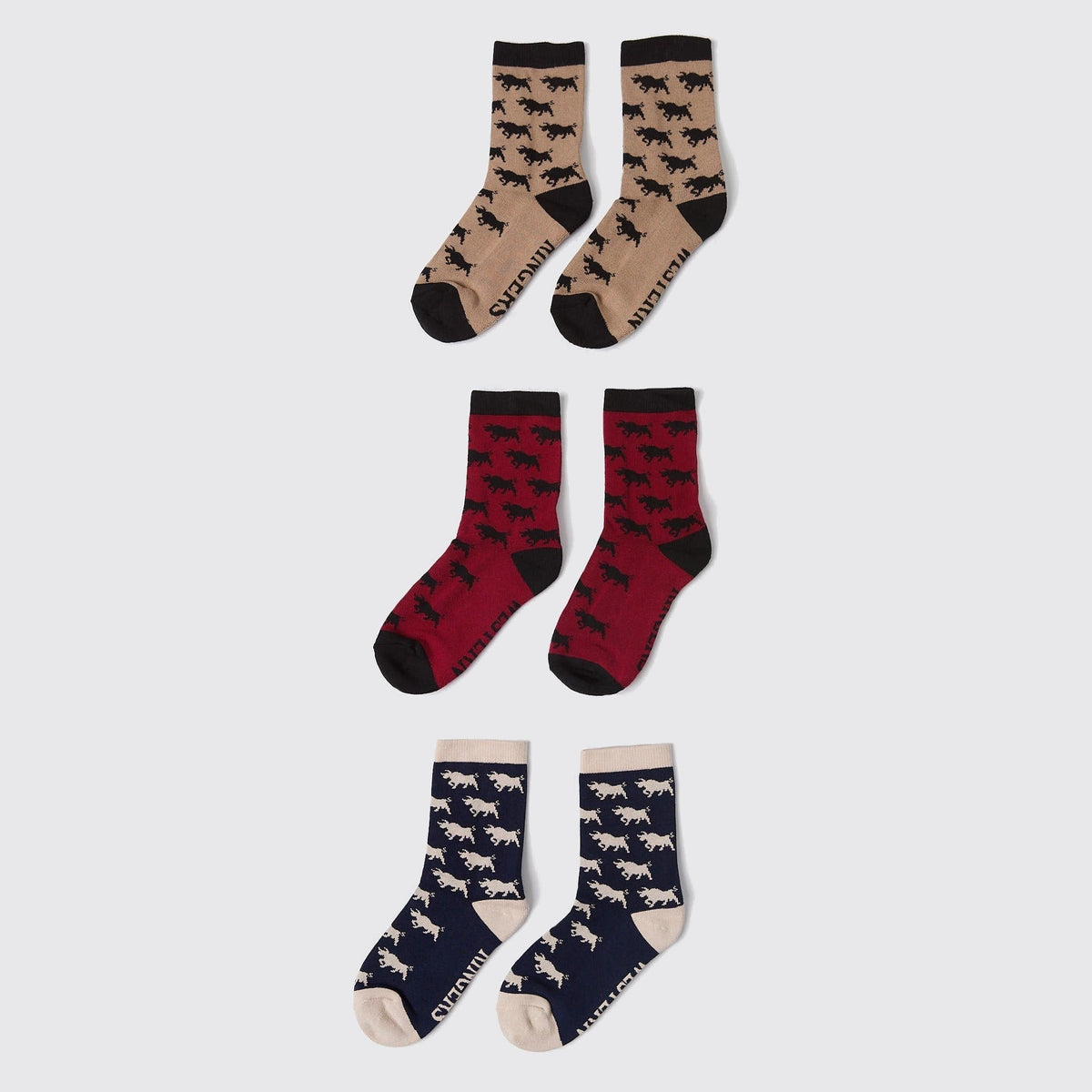 Ringers Western After Party 3 Pack Unisex Dress Socks
