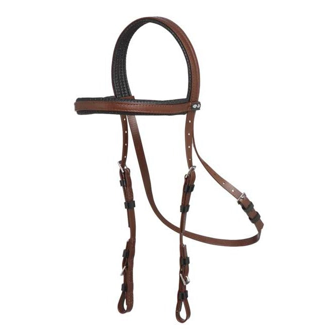 Zilco Padded Bridle Headpiece Brown
