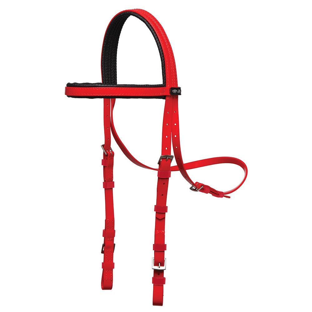 Zilco Padded Bridle Headpiece Red