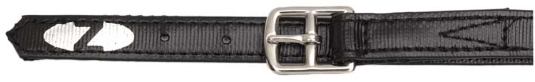 Zilco 19mm Race Stirrup Straps Black 107cm