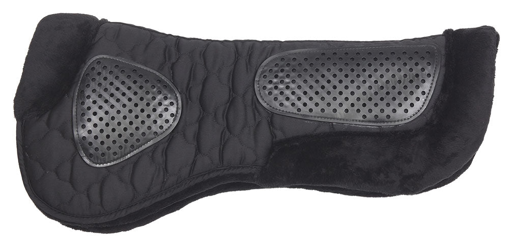 Zilco Fleece/Gel Half Pad Black
