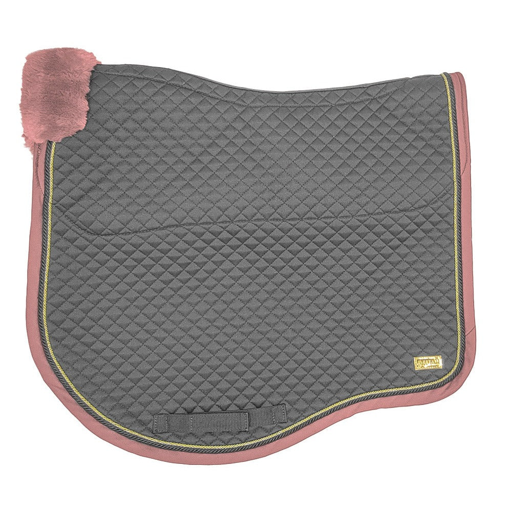 Zilco Estate Fleece Dressage Saddlecloth Grey/Dusk