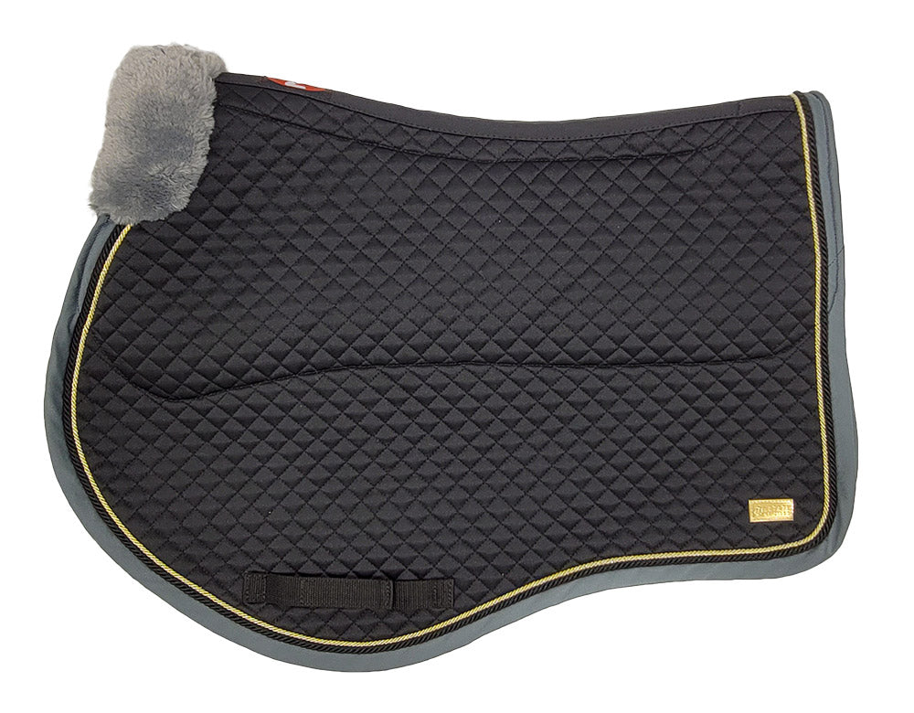 Zilco Estate Fleece Jump Saddlecloth Black/Grey
