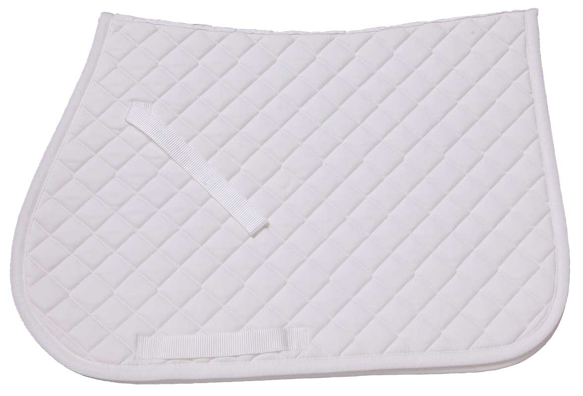 Zilco Pony Club All-Purpose Saddlecloth White
