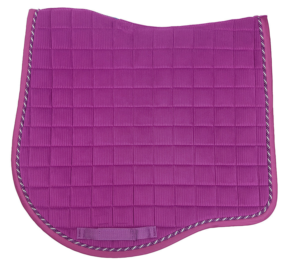 Zilco Corduroy Dressage Saddlecloth Wine