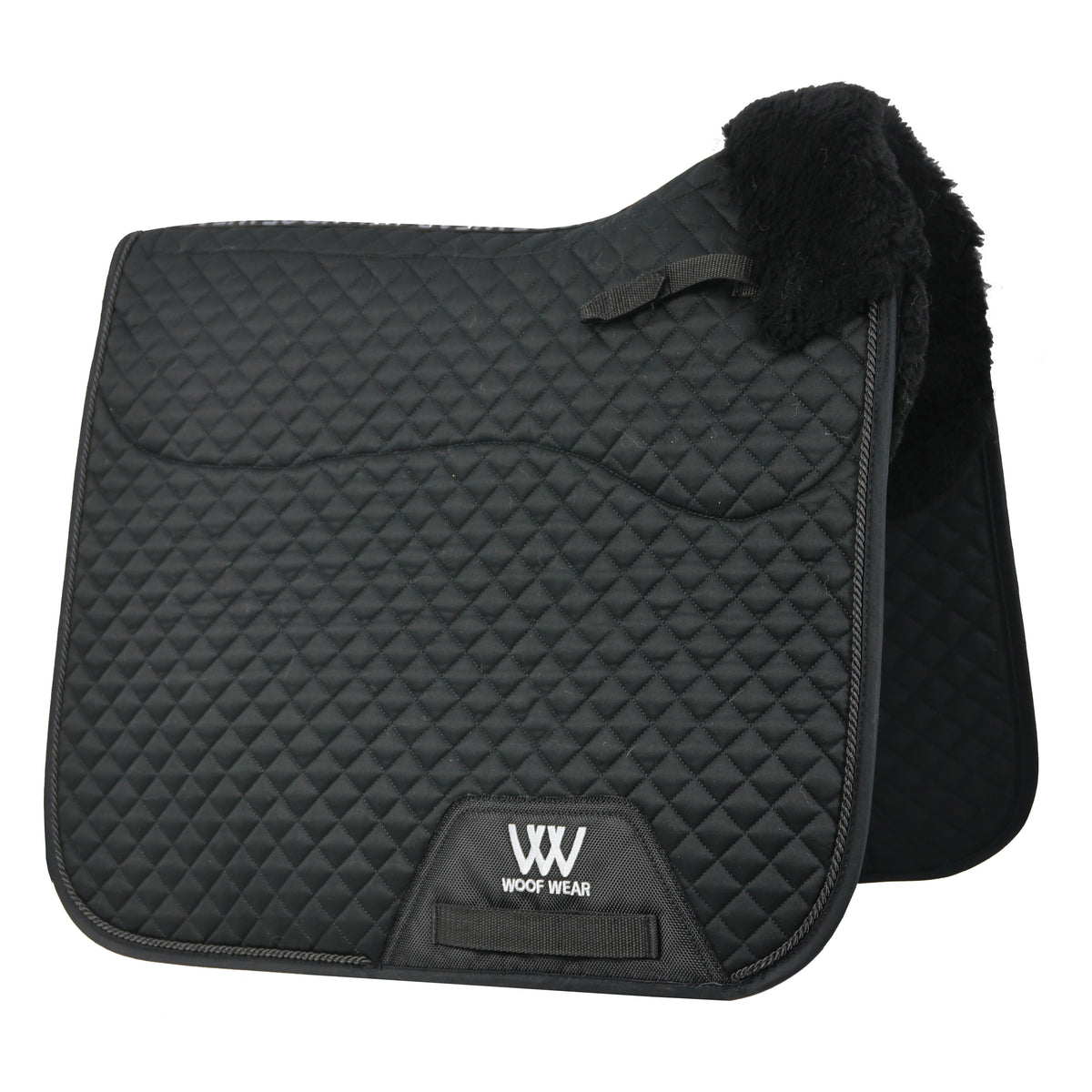 Woof Wear Vision Elegance Sheepskin Saddlecloth Black