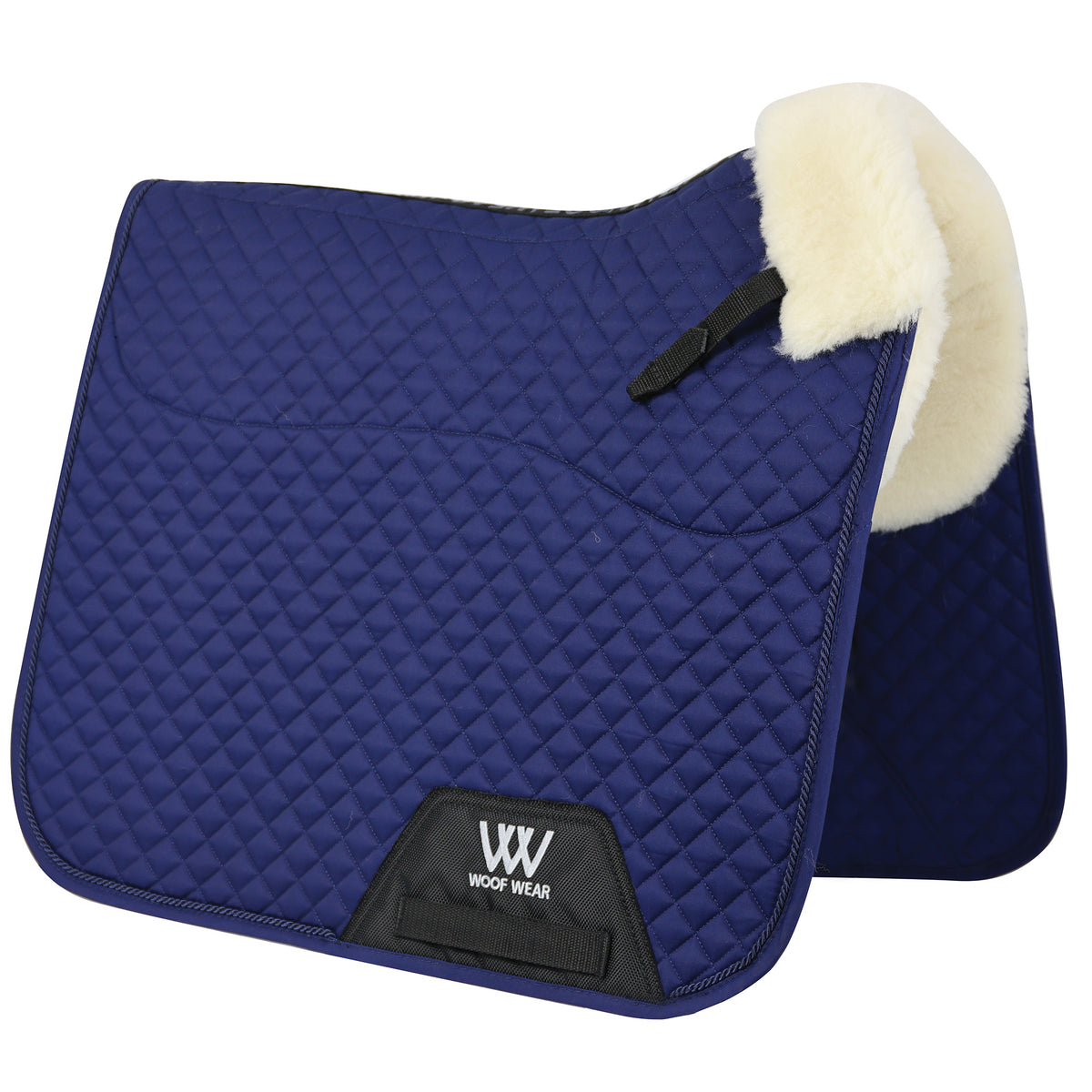 Woof Wear Vision Elegance Sheepskin Saddlecloth Navy