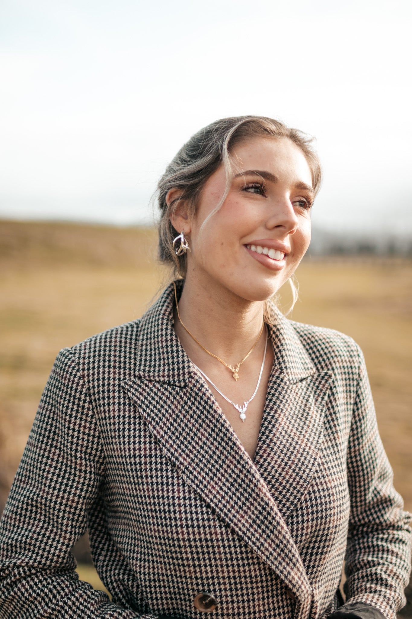 Whistle & Pop Antler Hoop Earrings