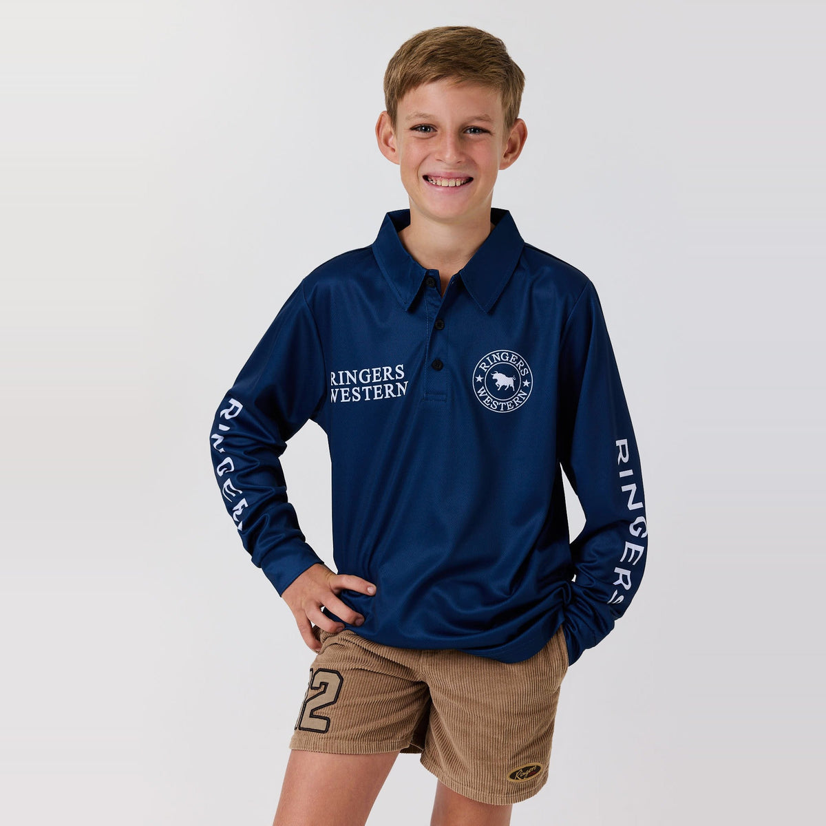 Ringers Western Man-Eater Youth Boys Fishing Jersey