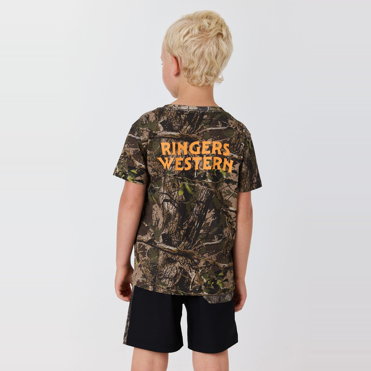 Ringers Western Find Me Kids Boys Camo T-Shirt