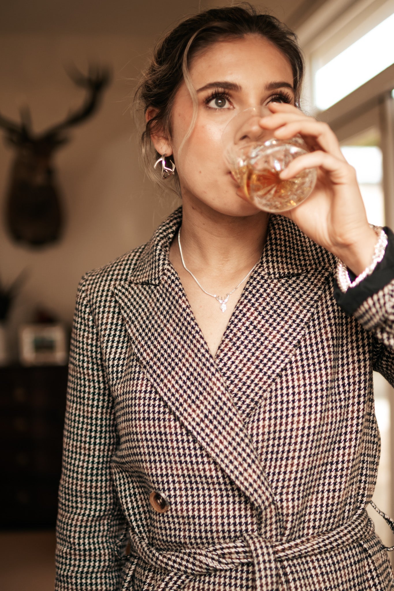 Whistle & Pop Heritage Prince George Stag Necklace