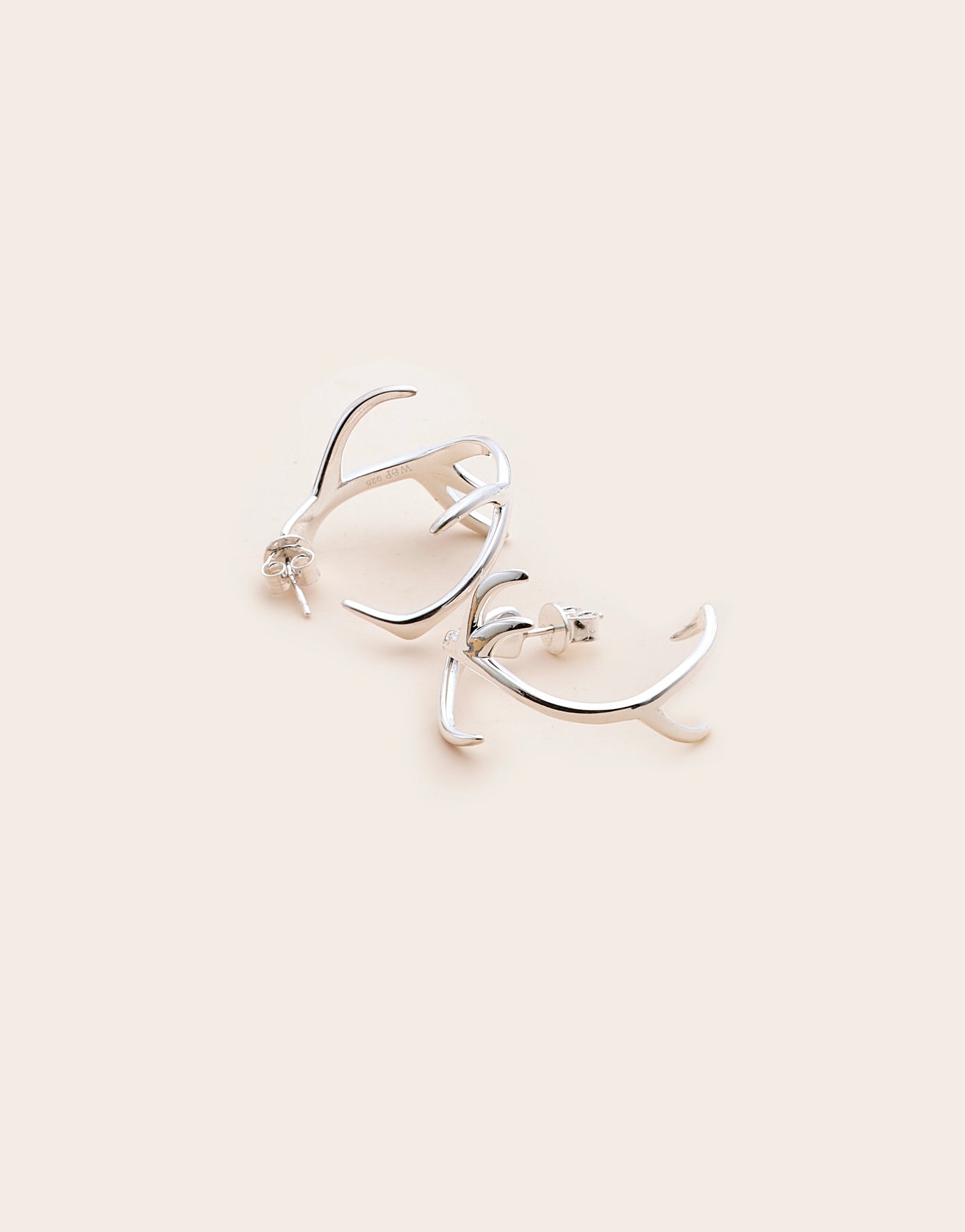 Whistle & Pop Antler Hoop Earrings