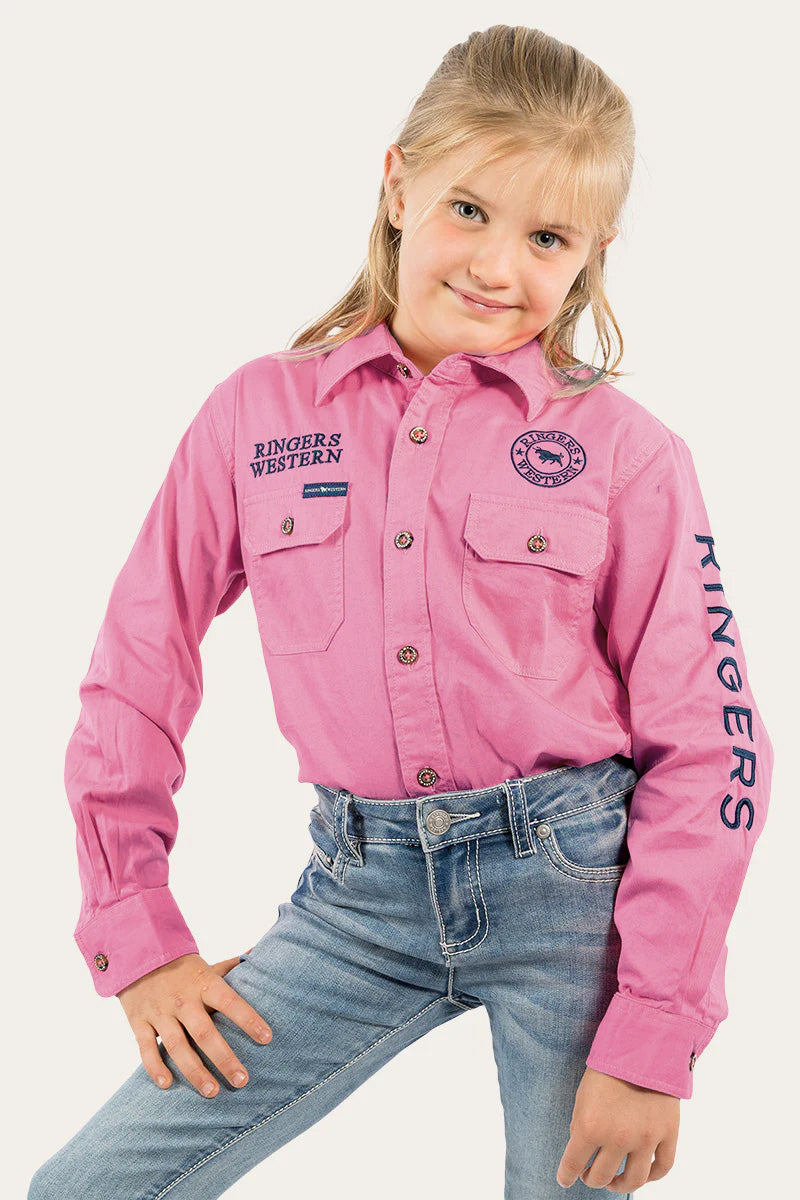 Ringers Western Jackaroo Kids Full Button Work Shirt