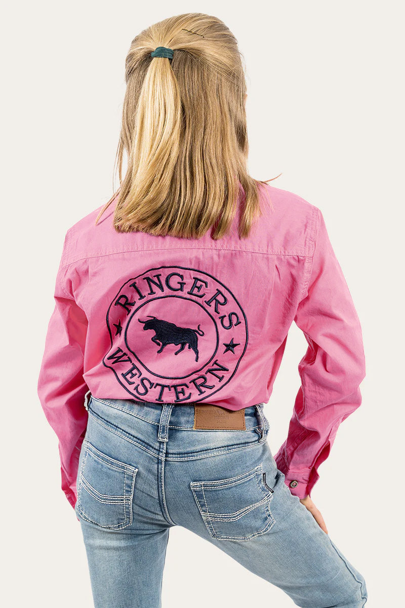 Ringers Western Jackaroo Kids Full Button Work Shirt