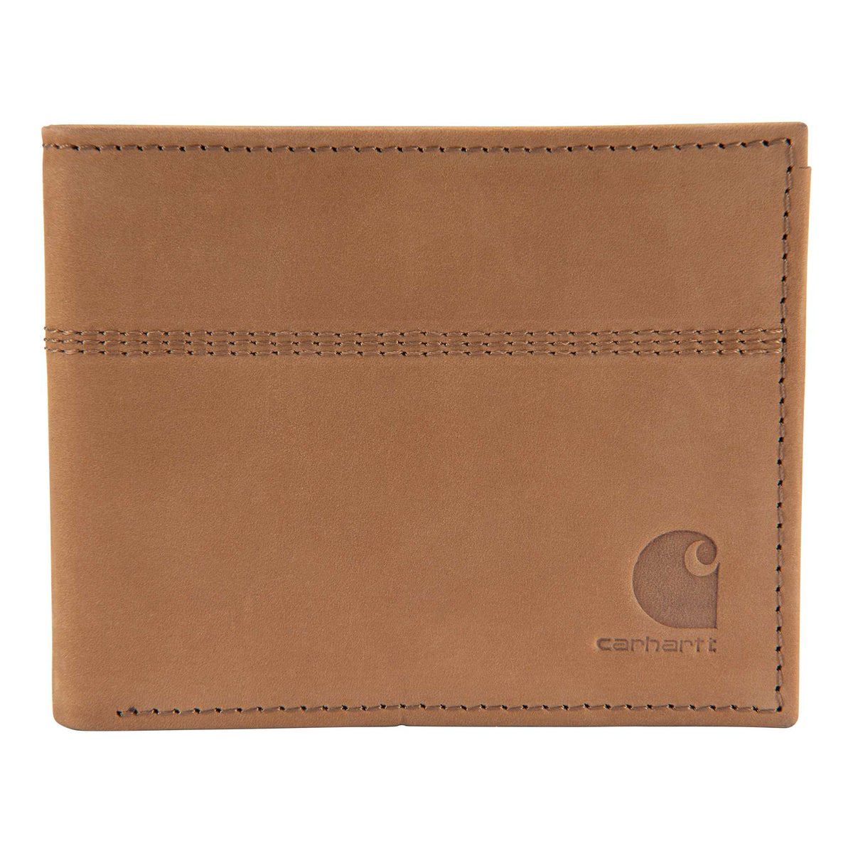 Carhartt Saddle Leather Bifold Wallet - Carhartt Brown