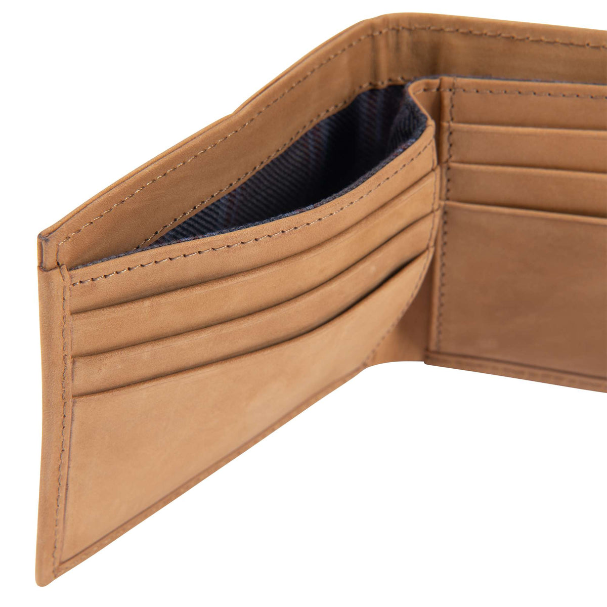 Carhartt Saddle Leather Bifold Wallet - Carhartt Brown