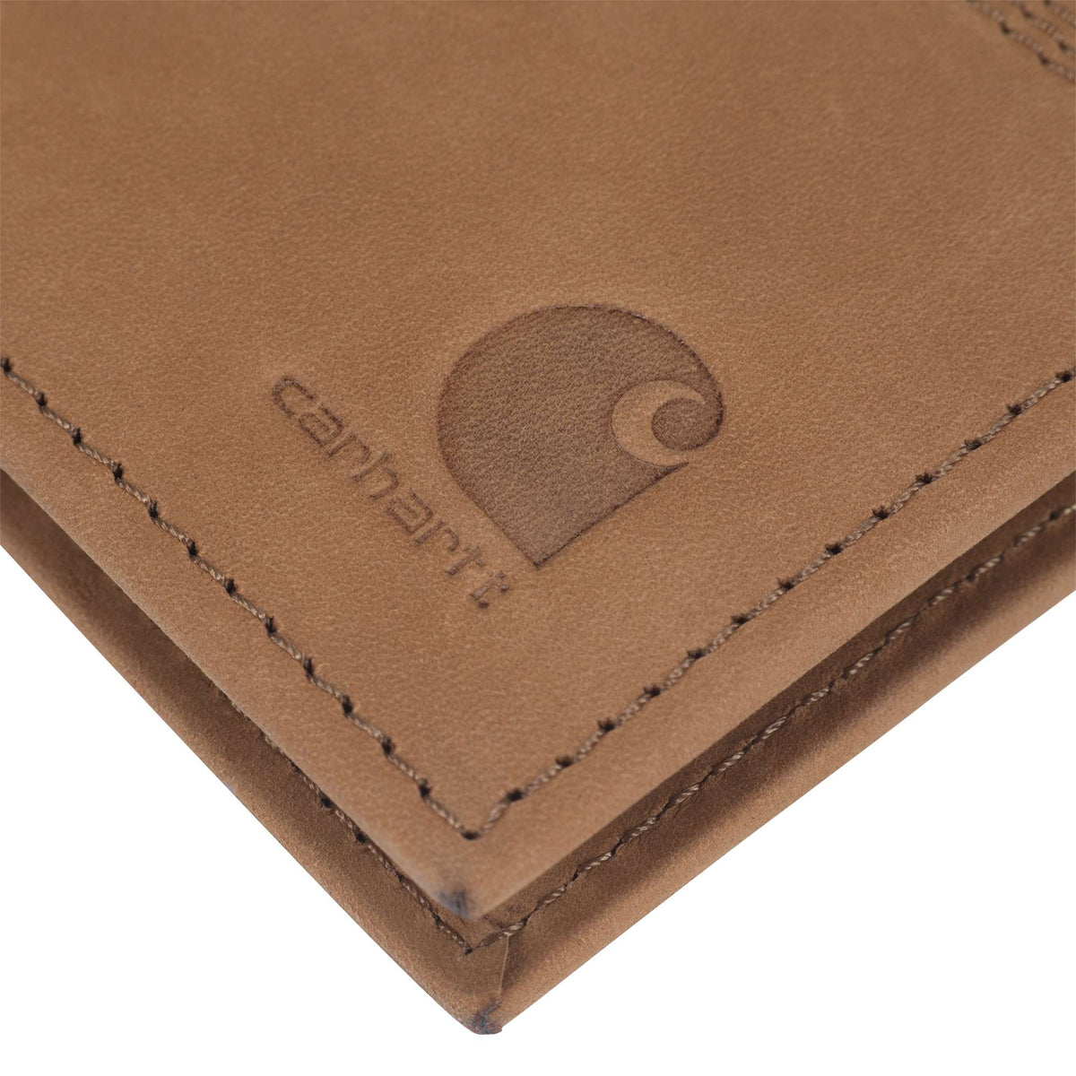 Carhartt Saddle Leather Bifold Wallet - Carhartt Brown