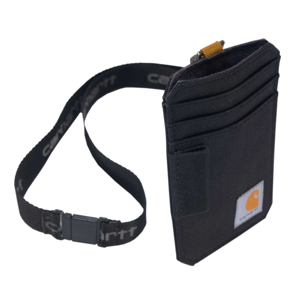 Carhartt Nylon Duck Id And Lanyard - Black