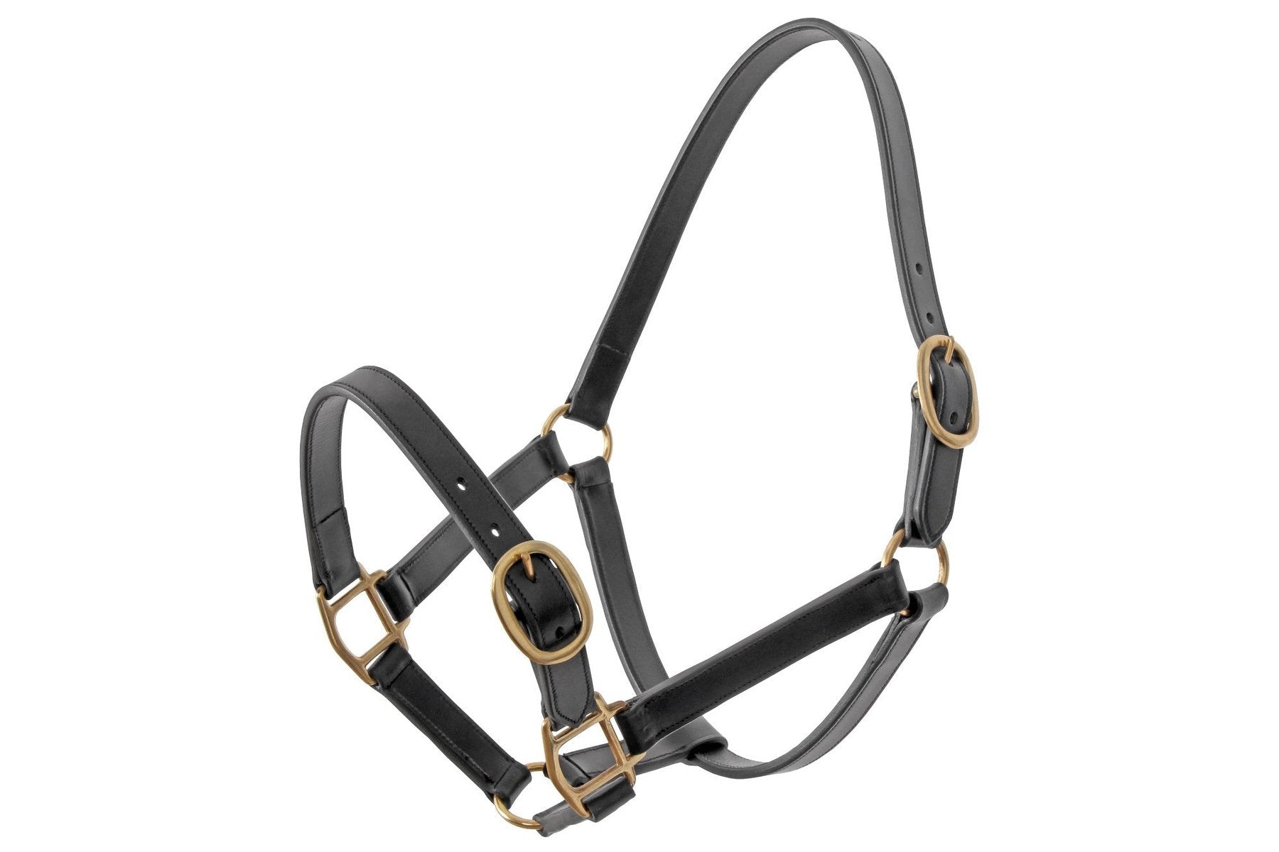 Platinum Leather Halter
