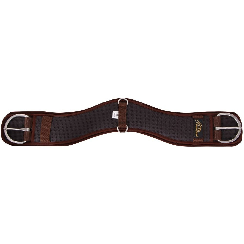 Cavallino Air-Tech Shoulder Relief Western Girth Brown