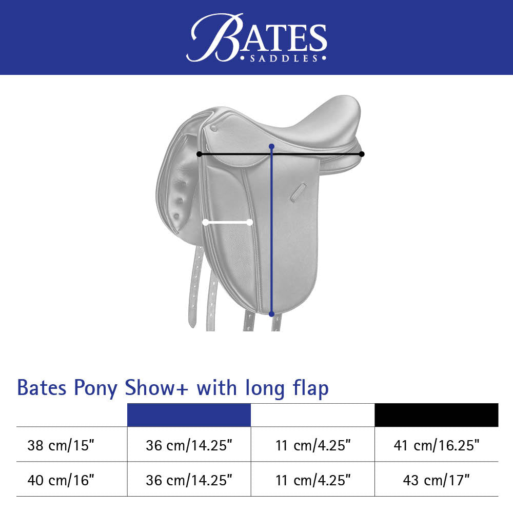Bates Pony Show Saddle