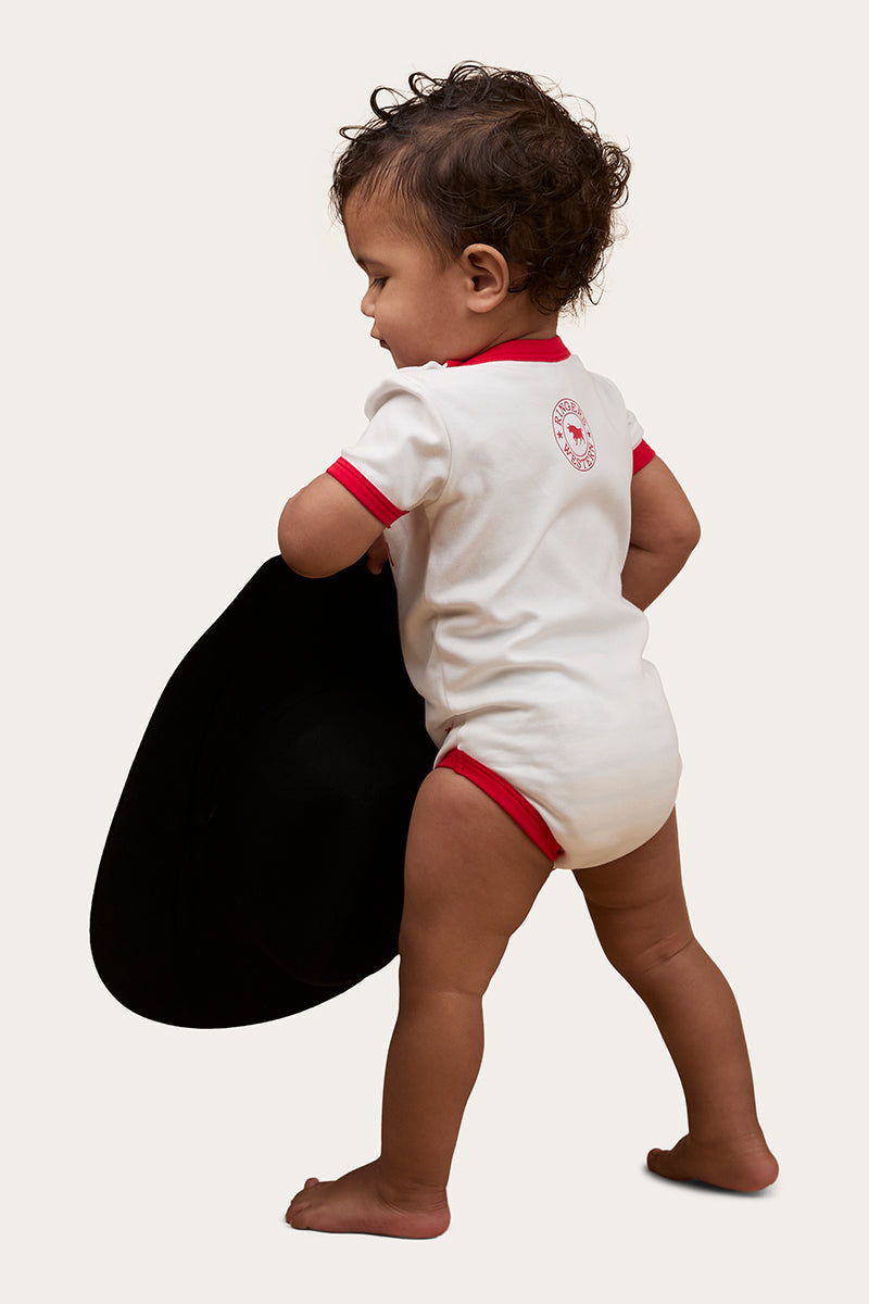 Ringers Western First Rodeo Babies Short Sleeve Romper