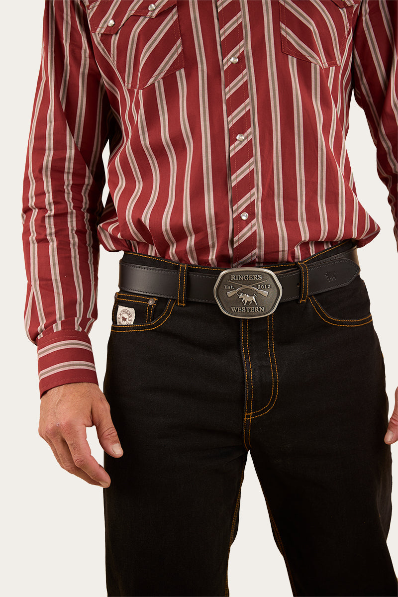 Ringers Western Barrington Mens Slim Fit Jean - Black