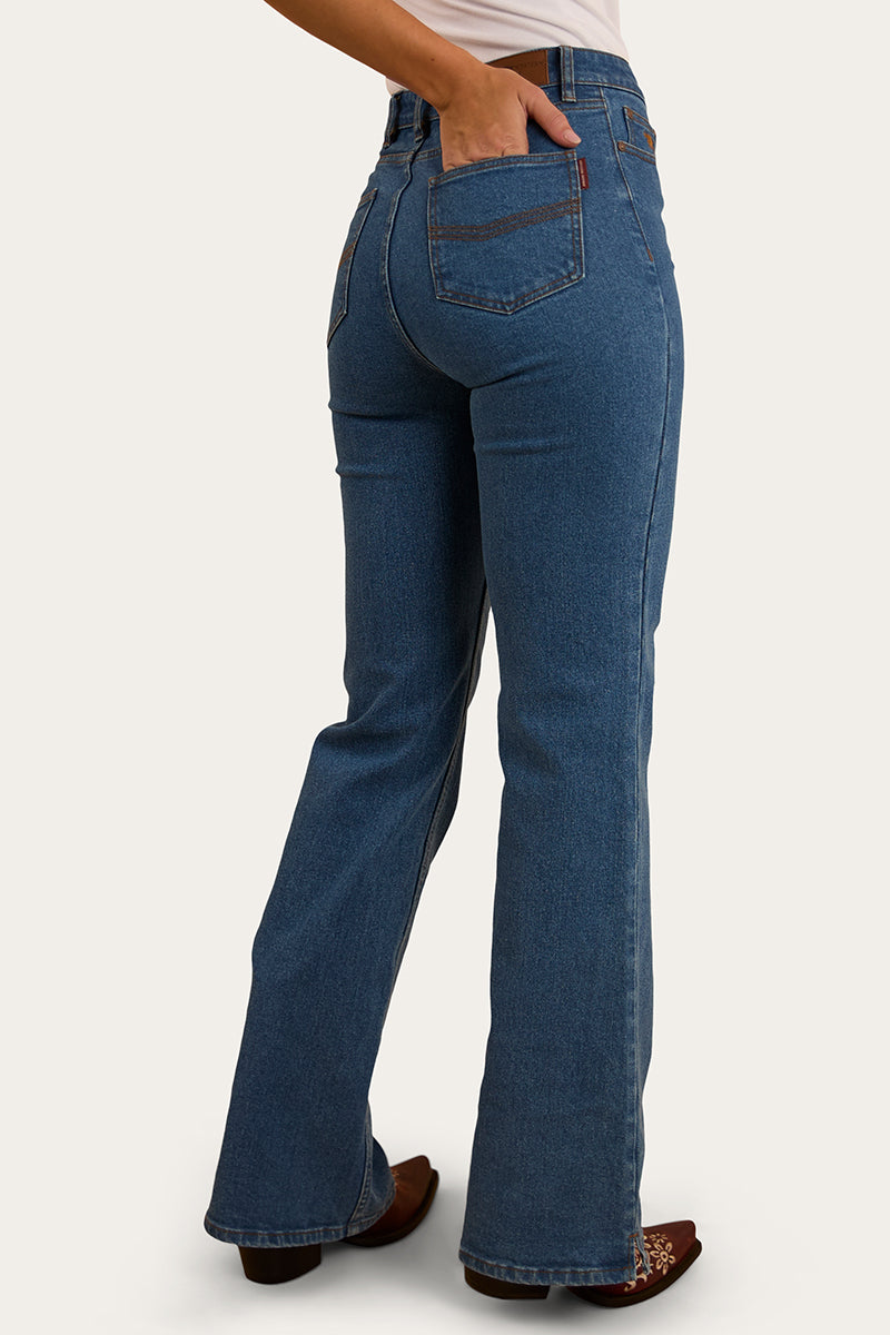 Ringers Western Betsy Womens High Rise Bootleg Jean