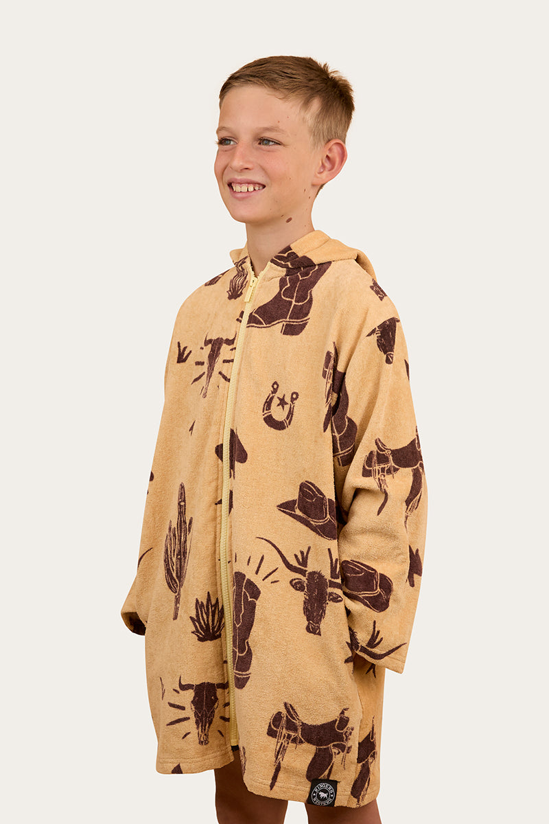 Ringers Western Boot Scootin Kids Zip Through Towel