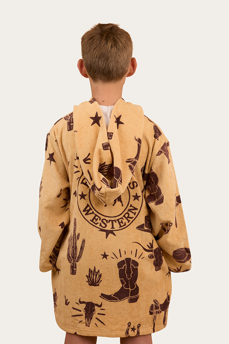 Ringers Western Boot Scootin Kids Zip Through Towel