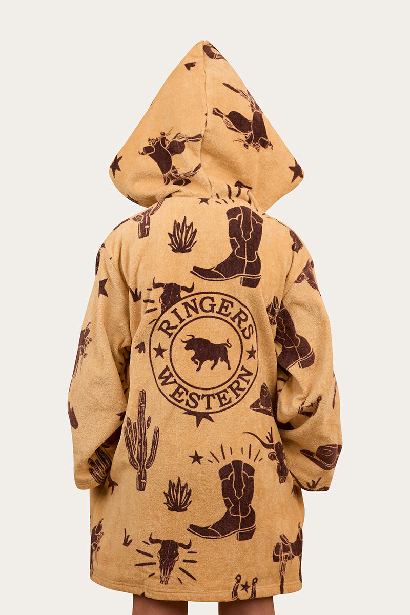 Ringers Western Boot Scootin Kids Zip Through Towel